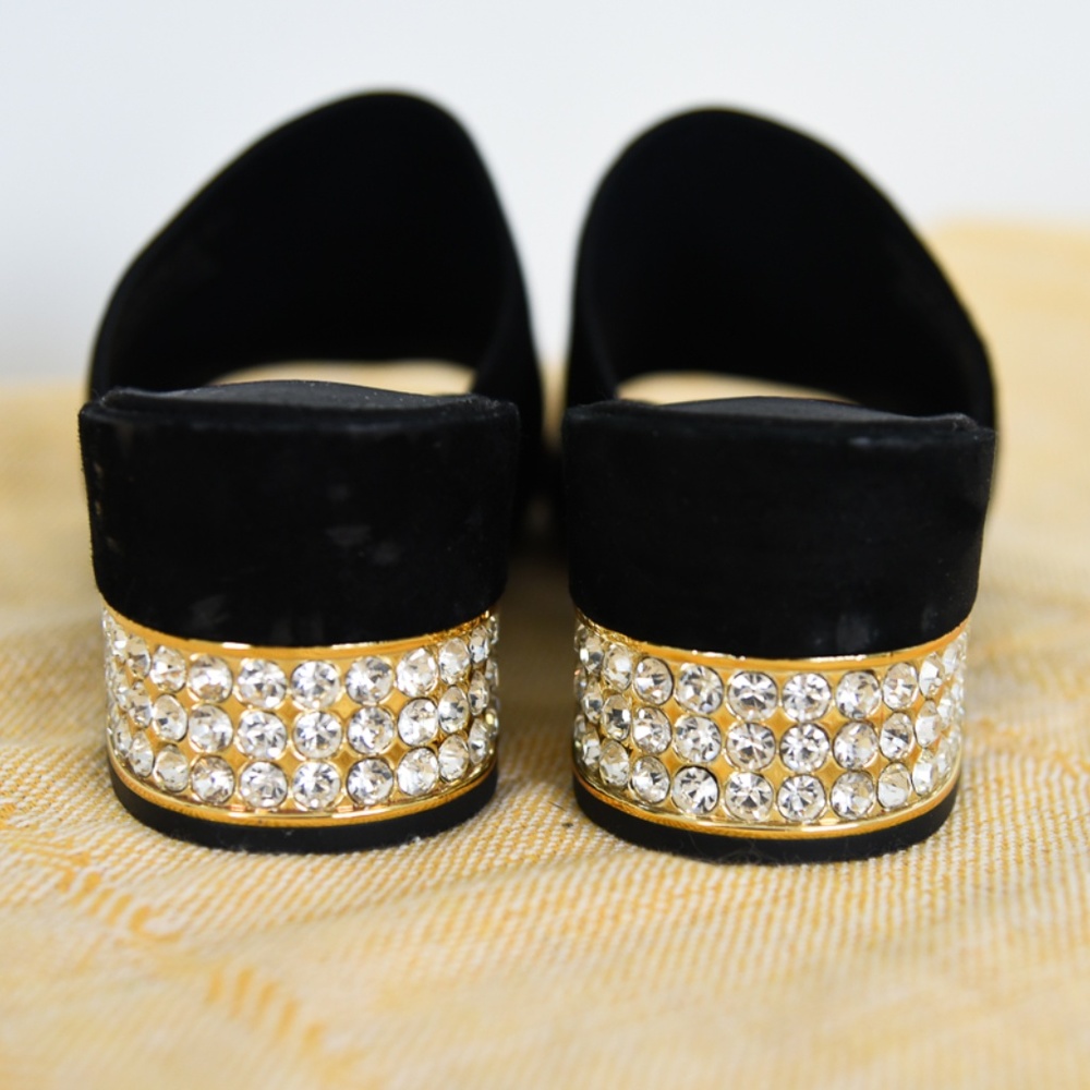 SOLD Jeffrey Campbell Black Suede Slide - Picture 4 of 4